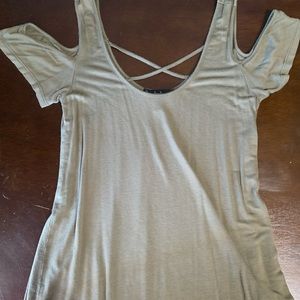 Derek Heart Olive Green Cute Blouse
